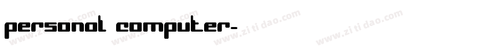 personal computer字体转换